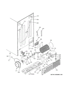 Machine Compartment parts for Ge Side-By-Side Refrigerator GSS23GSKNCSS from AppliancePartsPros.com
