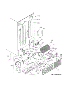 Machine Compartment parts for Ge Side-By-Side Refrigerator GSS25IYNXHFS from AppliancePartsPros.com