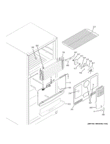 Freezer Section parts for Ge Top-Mount Refrigerator GTE15CTHPLWW from AppliancePartsPros.com