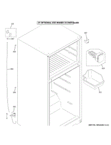 Ice Maker parts for Ge Top-Mount Refrigerator GTS18GTNFRBB from AppliancePartsPros.com