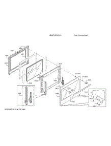 Door / Hinge parts for Bosch Electric Wall Oven HBL87M53UC/01 from AppliancePartsPros.com