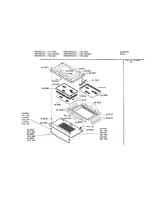 Upper Lower Door parts for Bosch Electric Wall Oven HBN452AUC from AppliancePartsPros.com