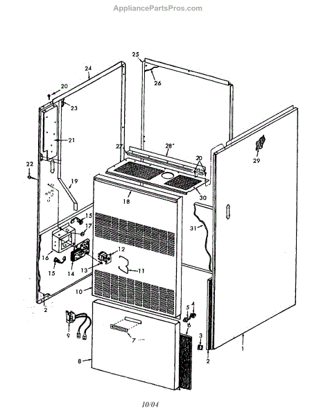 Bertazzoni 608034 Small Warning Light (AP7115400) - AppliancePartsPros.com