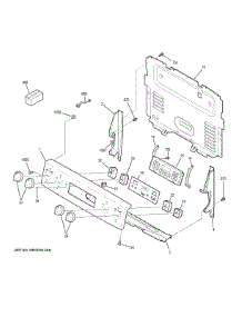 Control Panel parts for Ge Electric Range JB625GK6SA from AppliancePartsPros.com
