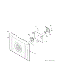 Convection Fan parts for Ge Electric Range JB655EK9ES from AppliancePartsPros.com