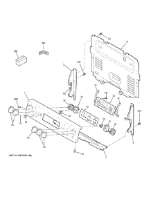 Control Panel parts for Ge Electric Range JB655YK9FS from AppliancePartsPros.com