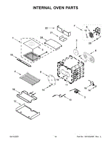 Internal Oven Parts parts for Jenn-Air Range JDRP636HL01 from AppliancePartsPros.com