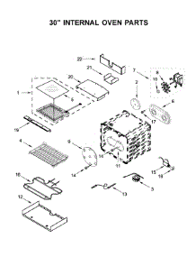30" Internal Oven Parts parts for Jenn-Air Range JDRP648HM00 from AppliancePartsPros.com