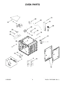 Oven Parts parts for Jenn-Air Range JDSP536HL01 from AppliancePartsPros.com