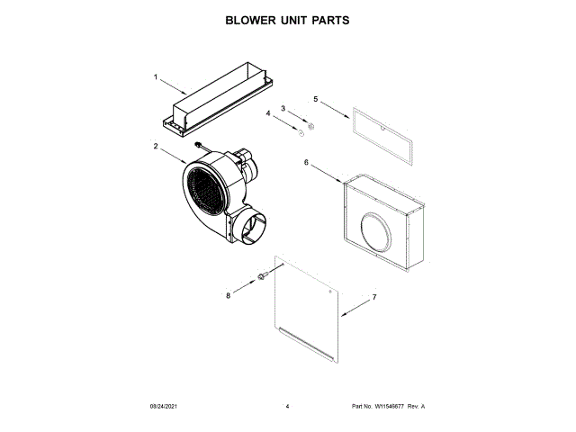 Grease filter for down draft vent