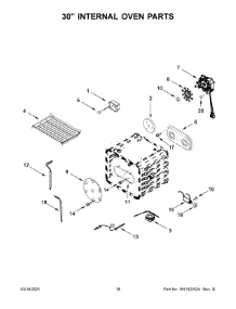 30" Internal Oven Parts parts for Jenn-Air Gas Range JGRP748HL01 from AppliancePartsPros.com