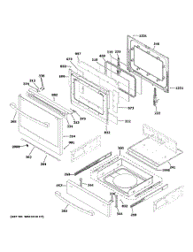Door & Drawer Parts parts for Ge Gas Range JGS760BP1TS from AppliancePartsPros.com