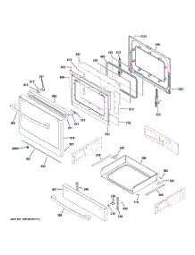 Door & Drawer Parts parts for Ge Gas Range JGS760DP4WW from AppliancePartsPros.com