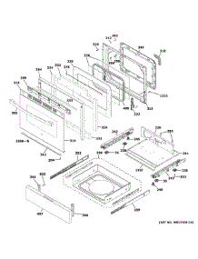 Door & Drawer Parts parts for Ge Gas Range JGSS66FEL2DS from AppliancePartsPros.com