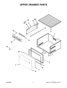 Upper Drawer Parts parts for Jenn-Air Drawer & Bin JUDFP242HL11 from AppliancePartsPros.com