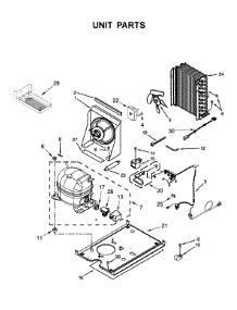 Unit Parts parts for Kitchenaid Freestanding Ice Maker KUIX335HWH00 from AppliancePartsPros.com