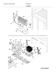 System parts for Frigidaire Top-Mount Refrigerator LFTR1835VF0 from AppliancePartsPros.com