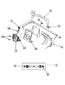 Inlet / Fill Hose / Mixing Vlv & Mtg Brkt parts for Amana Washer LW9203W2-PLW9203W2 from AppliancePartsPros.com