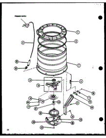 (Lwd773w / P1122801ww) (Lwd773l / P1122802wl) (Lwd973l / P1122804wl) (Lwd973w / P1122803ww) parts for Amana Washer LWD973L/P1122804WL from AppliancePartsPros.com