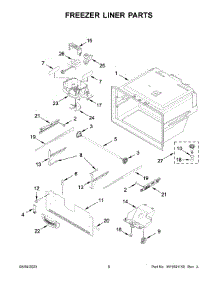 Freezer Liner Parts parts for Maytag Bottom-Mount Refrigerator MFI2570FEB09 from AppliancePartsPros.com