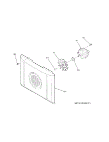 Convection Fan parts for Ge Electric Range PB960SJ7SS from AppliancePartsPros.com