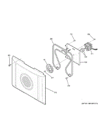 Convection Fan parts for Ge Electric Range PHB920BJ7TS from AppliancePartsPros.com