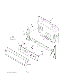 Control Panel parts for Ge Electric Range PHB920SJ8SS from AppliancePartsPros.com