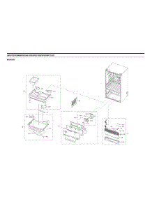 RF28R6201SR/AA-00 Samsung Bottom-Mount Refrigerator Parts & Free Repair ...