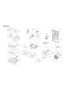 RF28R6201SR/AA-00 Samsung Bottom-Mount Refrigerator Parts & Free Repair ...