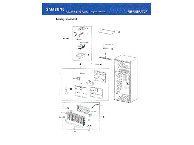 DA61-05435A Refrigerator Ice Maker Shut Off Arm | Genuine Samsung