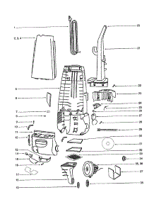Housing parts for Eureka Upright Vacuum SE4464AT from AppliancePartsPros.com