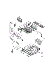 Racks parts for Bosch Dishwasher SHU3136UC/12 (FD 8105) from AppliancePartsPros.com