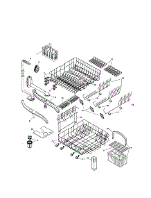 Racks parts for Bosch Dishwasher SHV4803UC/06(FD7712-7812,7905-7907) from AppliancePartsPros.com