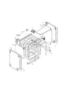 Tank Assembly parts for Bosch Dishwasher SHV4803UC/07(FD7812-7905,7907-8010) from AppliancePartsPros.com