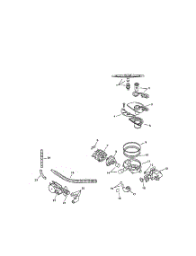 Componenet Assemblies parts for Bosch Dishwasher SMU4052UC/14 (FD7402-7902) from AppliancePartsPros.com