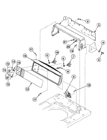 Control Panel parts for Speed Queen Washer SWT111WA from AppliancePartsPros.com