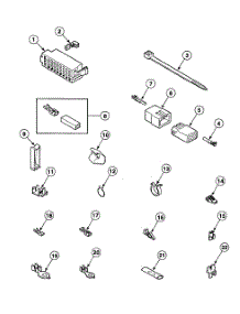 Terminals parts for Speed Queen Washer SWT111WN from AppliancePartsPros.com