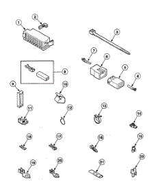Terminals parts for Speed Queen Washer SWT210WA1124 from AppliancePartsPros.com