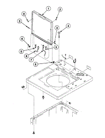 Lid Assy parts for Speed Queen Washer SWT2A0QN1124 from AppliancePartsPros.com