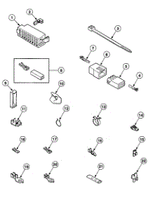 Terminals parts for Speed Queen Washer SWT2B0LN1124 from AppliancePartsPros.com