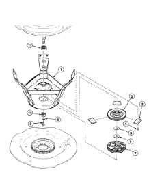 Brake Assy parts for Speed Queen Washer SWT521LM from AppliancePartsPros.com