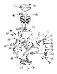 Motor Assy parts for Speed Queen Washer SWT621QD1121 from AppliancePartsPros.com