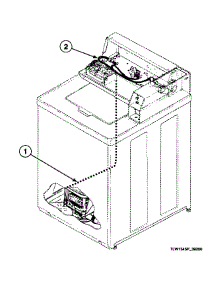 Harnesses parts for Speed Queen Washer SWT621QD1121 from AppliancePartsPros.com