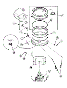 Tub Assy parts for Speed Queen Washer SWT920QN1124 from AppliancePartsPros.com