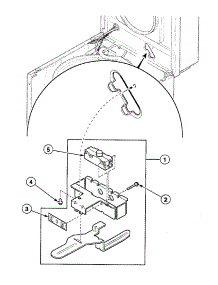 Lid Switch parts for Speed Queen Washer SWTC20LM from AppliancePartsPros.com