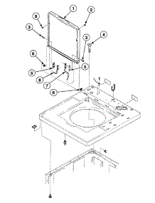 Lid Assy parts for Speed Queen Washer SWTZ21QN from AppliancePartsPros.com