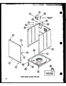 Front Panel (Taa300 / P77040-1W) parts for Amana Washer TAA600/P77040-4W from AppliancePartsPros.com