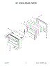 30" Oven Door Parts