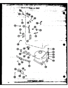 Compressor Parts (Uf12w-C / P60335-11Wc) (Uf12w-A / P60335-11Wa) (Uf12w / P60335-11W) (Uf12w-Ag / P60335-11Wg) (Uf12w / P60345-1W) (Uf12w-C / P60345-1Wc) (Uf12w-Ag / P60345-1Wg) (Uf12w-A / P60345-1Wa) (Uf16w-C / P60335-12Wc) (Uf16w-A / P60335-12Wa) (Uf16w / P60335-12W) (Uf16w- parts for Amana Upright Freezer UF22W-C/P60335-67WC from AppliancePartsPros.com