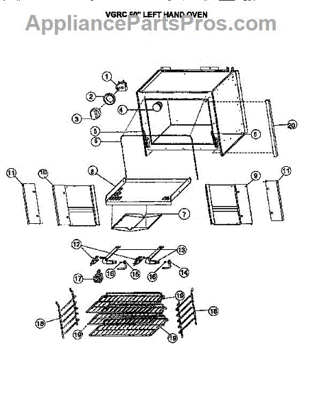 Viking PB050012 Oven Burner (AP5315675) - AppliancePartsPros.com